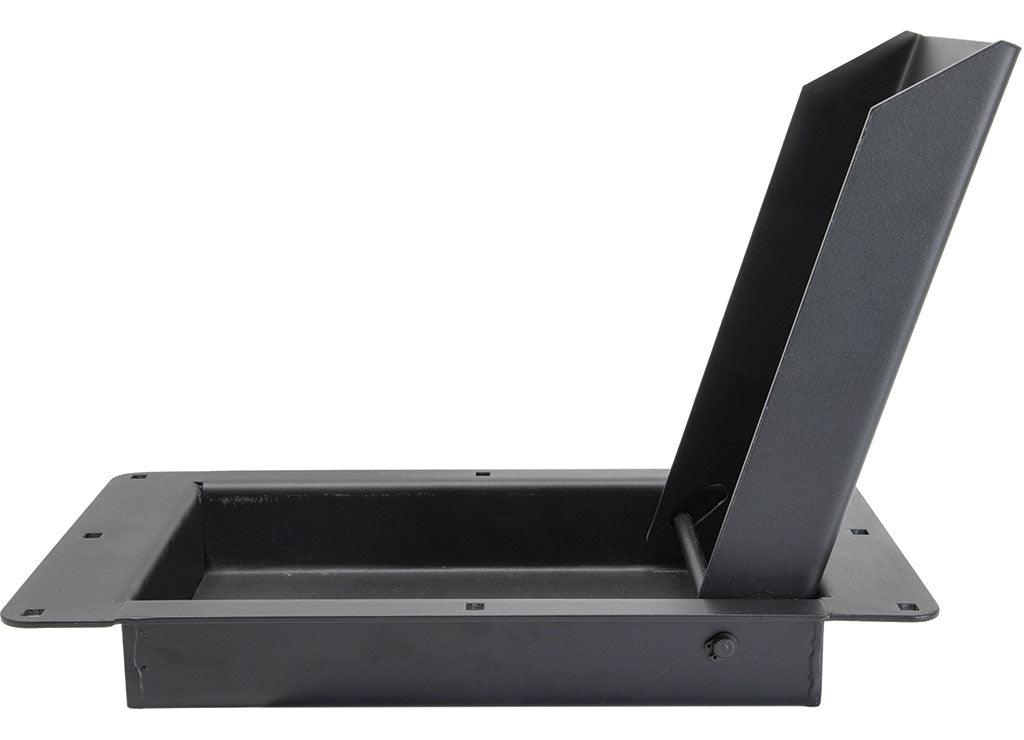 Extreme Max Flip-Up Recessed Flush-Mount Motorcycle Wheel Chock for Enclosed Trailers, 16" - 5001.6501 - image 4