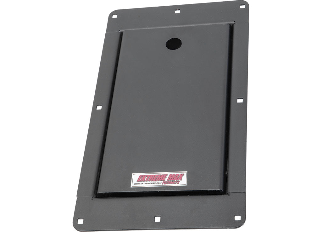 Extreme Max Flip-Up Recessed Flush-Mount Motorcycle Wheel Chock for Enclosed Trailers, 16" - 5001.6501 - image 2