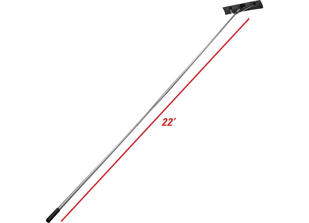 Extreme Max Expandable Head Roof Rake with 21' Extension - 5600.3295 - image 2