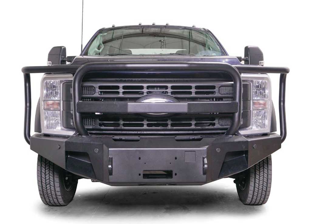 Fab Fours 2023-2026 F-450/F-550 Premium Front Bumper With Full Grill Guard Matte Finish - FS23-A5960-1 - image 4