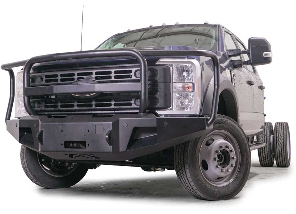 Fab Fours 2023-2026 F-450/F-550 Premium Front Bumper With Full Grill Guard Matte Finish - FS23-A5960-1 - image 2
