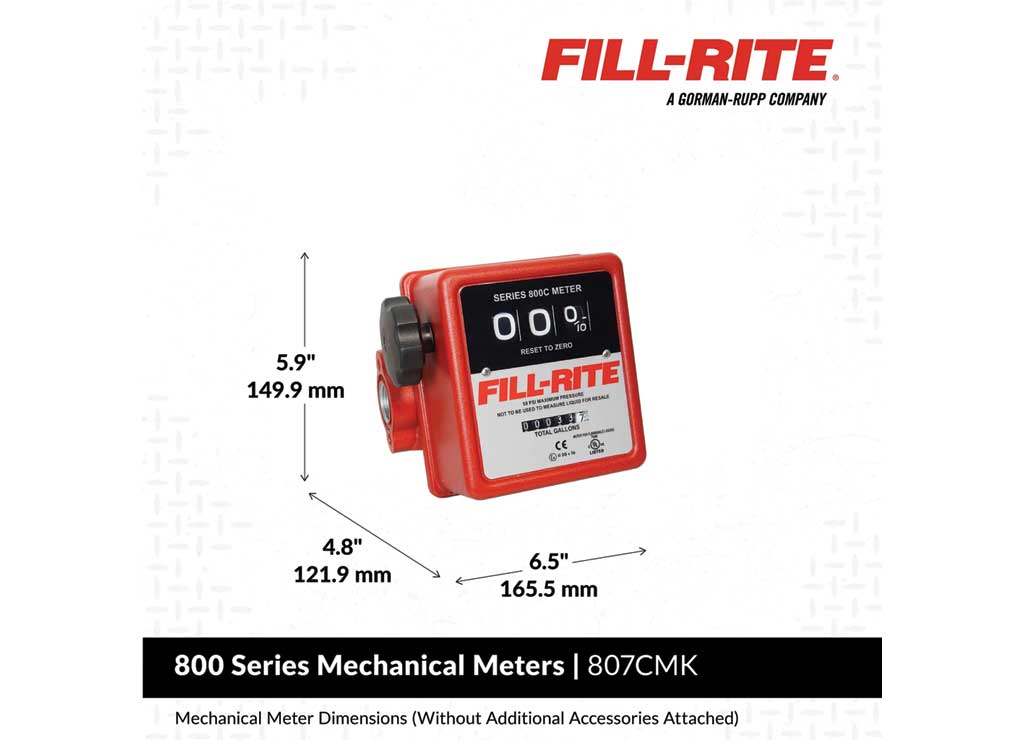 Fill-Rite Fuel Pump Meter Kit - 807CMK - image 3