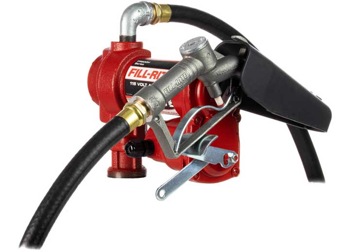 Fill-Rite 115V AC 15 GPM Fuel Transfer Pump With Manual Nozzle - FR610H - image 2