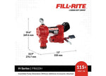Fill-Rite 115V AC 15 GPM Fuel Transfer Pump With Manual Nozzle - FR610H - image 27