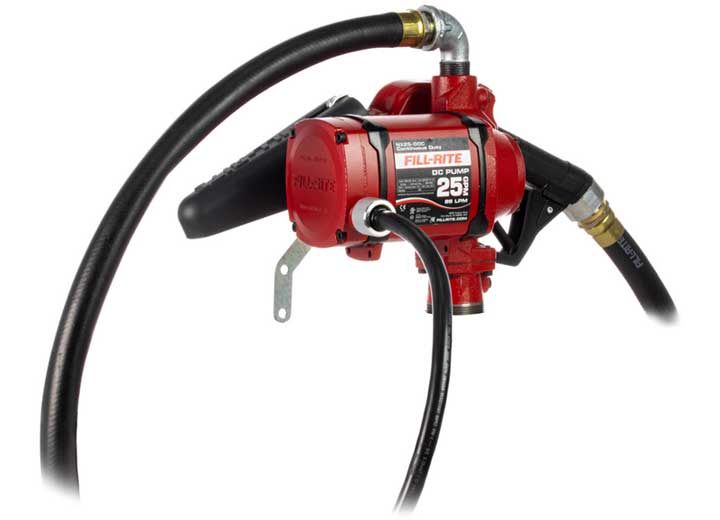 Fill-Rite 12/24V DC 25 GPM Fuel Transfer Pump With Automatic Nozzle Diesel - NX25-DDCNB-AA - image 3
