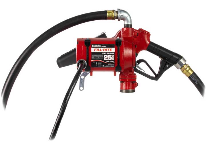 Fill-Rite 12/24V DC 25 GPM Fuel Transfer Pump With Automatic Nozzle Diesel - NX25-DDCNB-AA - image 2