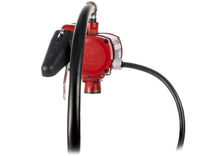 Fill-Rite 12/24V DC 25 GPM Fuel Transfer Pump With Automatic Nozzle Diesel - NX25-DDCNB-AA - image 8