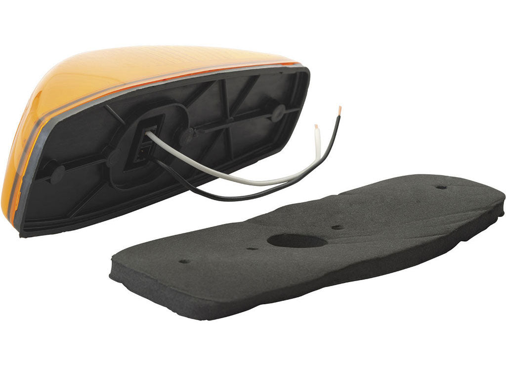 Grote Industries Small Aerodynamic Cab Marker Light Without Chrome Bezel-Amber - 46813 - image 2