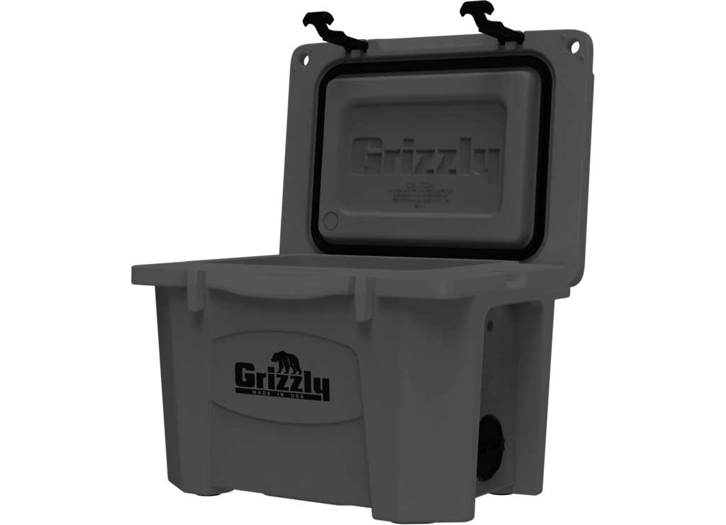 Grizzly Coolers Grizzly 20 Cooler, Stealth Gray, 8-20 Quart Capacity - 4400791 - image 2