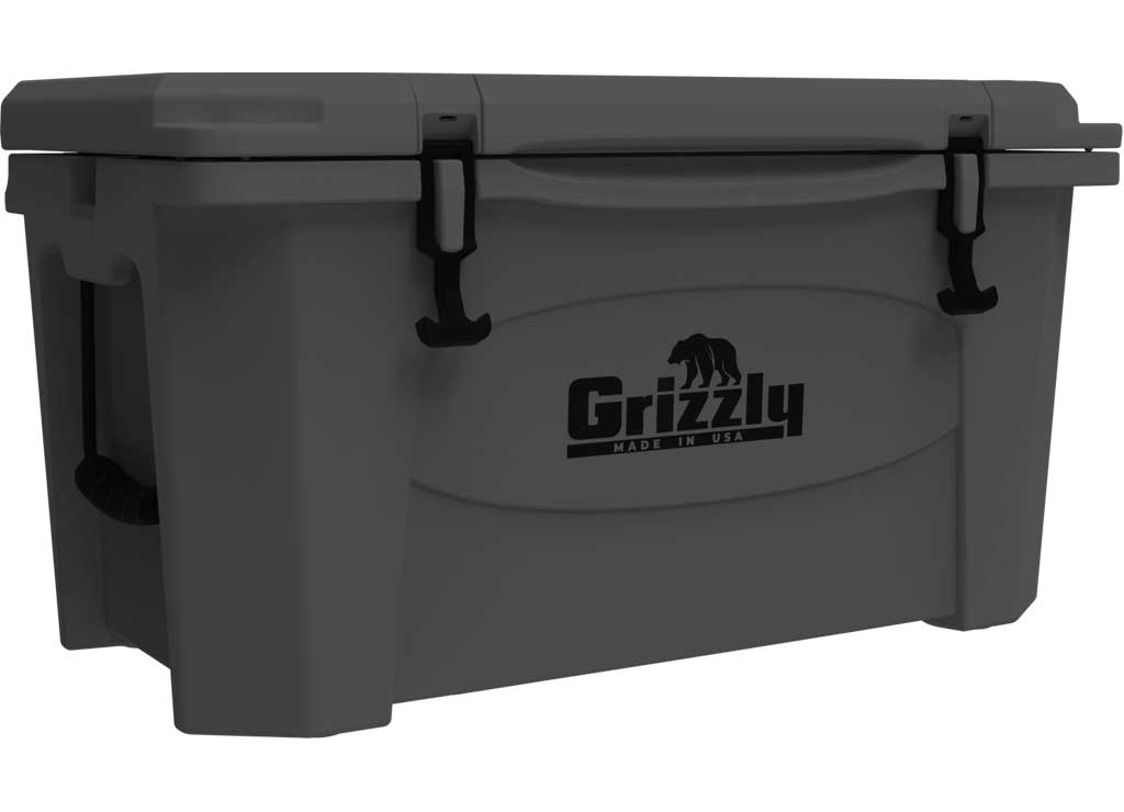 Grizzly Coolers Grizzly 45 Cooler, Stealth Gray, 36-45 Quart Capacity - 4400792 - image 8