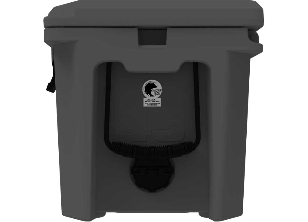 Grizzly Coolers Grizzly 45 Cooler, Stealth Gray, 36-45 Quart Capacity - 4400792 - image 2