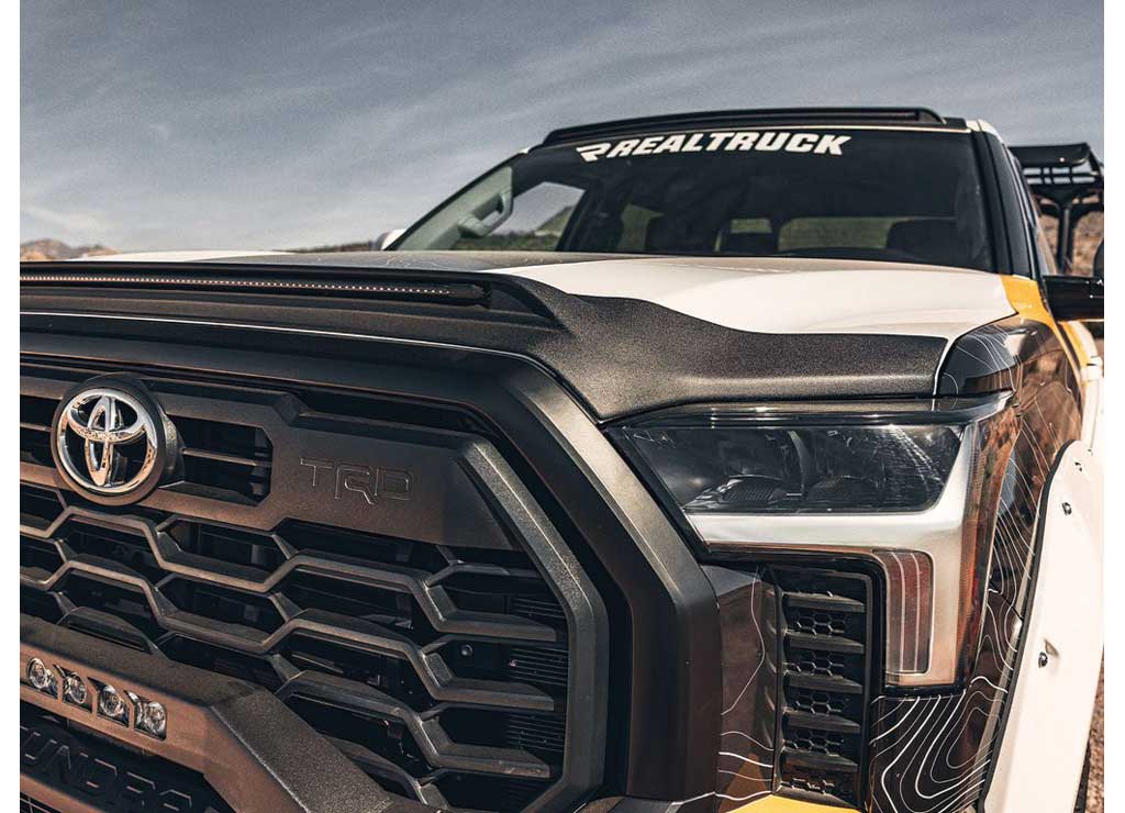 Husky Liners (Ex Tremor, Raptor) Aeroskin Lightshield Pro Low ProfileBlack for 2021-2026 Ford F-150, Black Matte - 2820196 - image 5