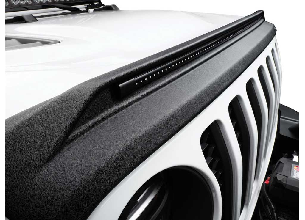 Husky Liners (Ex Tremor, Raptor) Aeroskin Lightshield Pro Low ProfileBlack for 2021-2026 Ford F-150, Black Matte - 2820196 - image 4