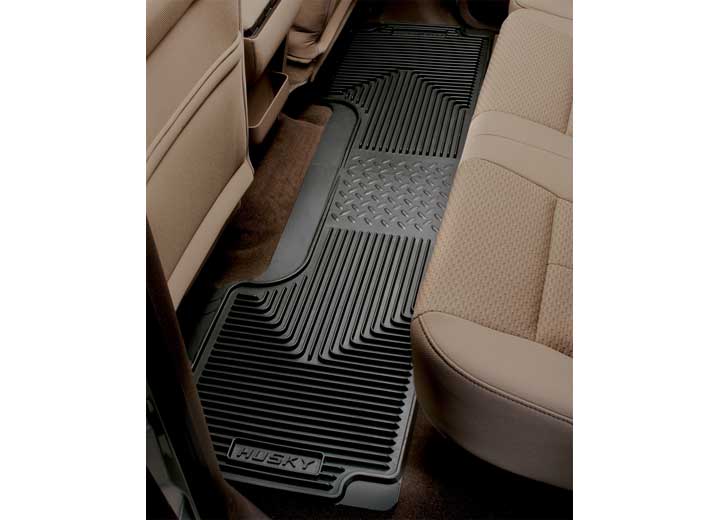 Husky Liners Husky Liner Heavy Duty 2nd or 3rd Row Floor Mats, Black, Hard Plastic - 52011 - image 3