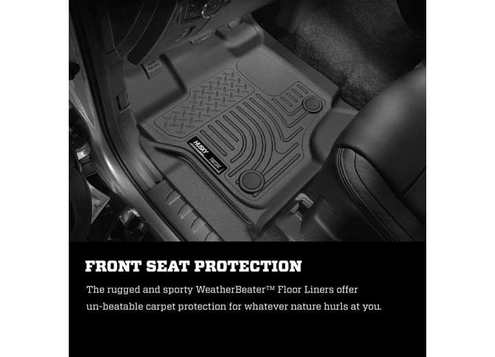 Husky Liners Front Floor Liners Black for 2021-2026 Toyota Sienna - 18821 - image 6