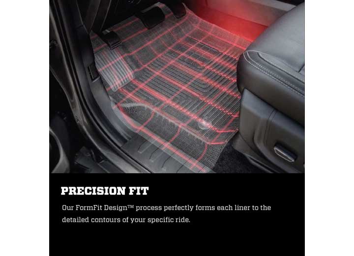 Husky Liners X-Act Contour Front Floor Liners - Black for SuperCrew or SuperCab (Extended Cab) - 53301 - image 5