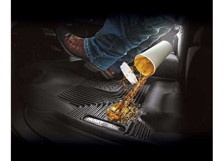 Husky Liners X-Act Contour Front Floor Liners - Black for SuperCrew or SuperCab (Extended Cab) - 53301 - image 4