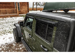 Husky Liners 2018-2024 Wrangler (JL) Unlimited Sport 4-Door Ventvisor Low Profile 4-Piece Set Smoke Visor - 2854066 - image 3