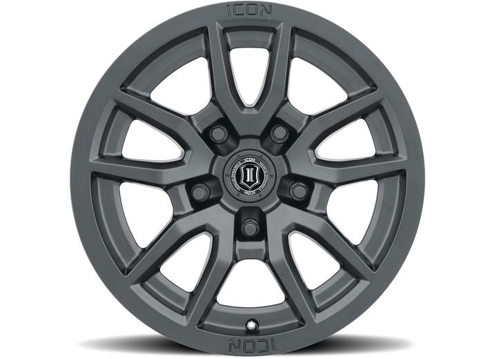 Icon Vehicle Dynamics 17x8.5 5x150 +25 mm Offset with 5.75 in BS Wheel with 110.1 mm Center Bore - 2617855557SB - image 5