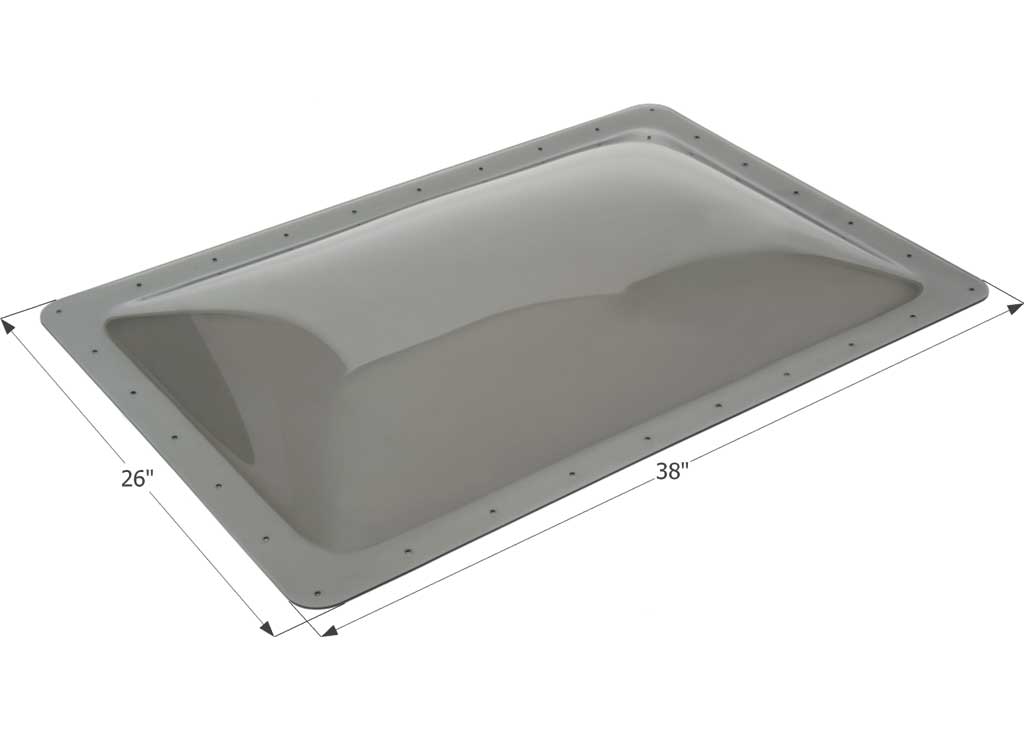 Icon RV Skylight, 34" x 22", Smoke - 12113 - image 2