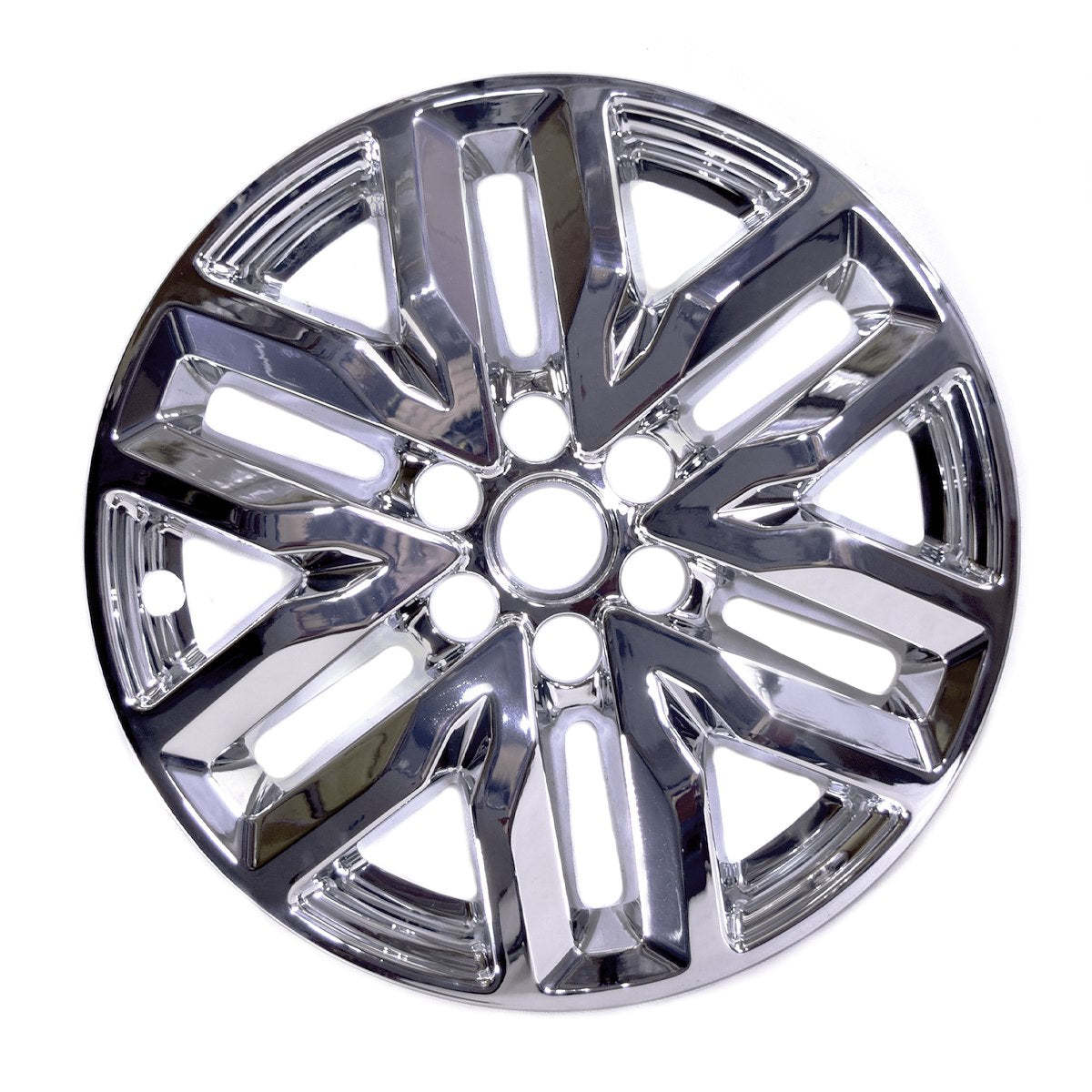 Coast2Coast Wheel Skin, 18 in, 5 Double Spokes, Chrome, Set Of 4 - IMP466X