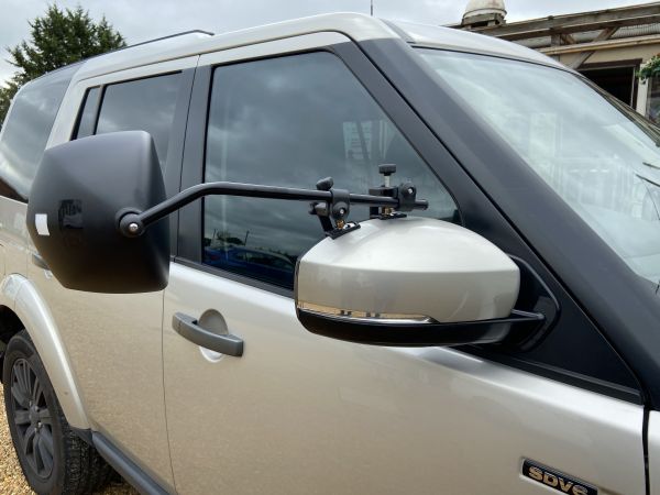 Milenco America Exterior Towing Mirror, Vehicle Fitment: Range/Land Rovers And BMW X Series, Black, Set Of 2 - MIL-6613