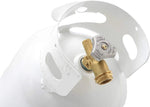 Flame King Propane Tank, 10 lb Capacity, 16.8 in Height x 9.1 in Diameter, 6.5 in Collar Diameter - YSN10LB