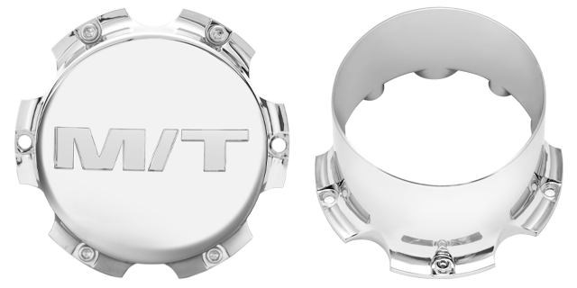 Mickey Thompson Wheel Center Cap, 6.28 in Diameter, 2.68 in Height - 224400147