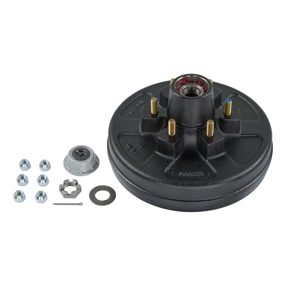 Lippert Trailer Brake Hub Assembly, Fits Lippert 6000 lb Axle, 6 x 5-1/2 in Diameter Bolt Pattern, 12 in Diameter - 2024013262