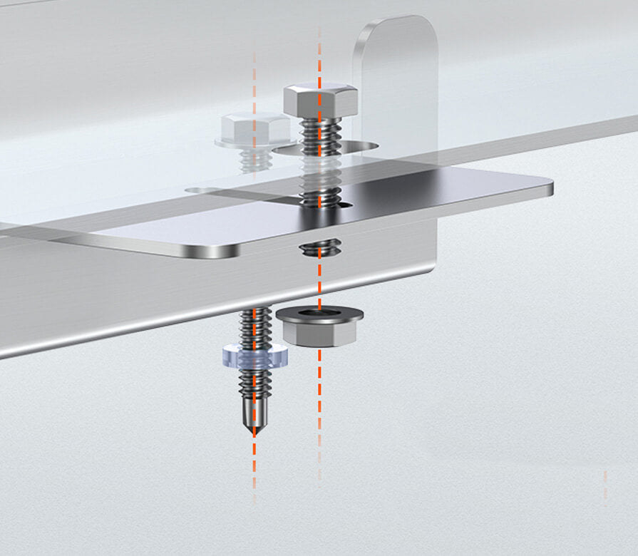Rich Solar Solar Panel Mounting Kit, For Use With Rich Solar MEGA Series Solar Panel, 3/4 in Height - RS-ZB4C