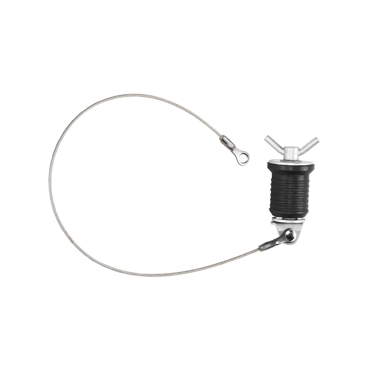 WhiteCap Industries Boat Drain Plug, Marine Series, 1 in Diameter, Aluminum - S-0211C