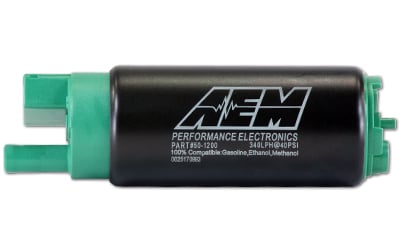 AEM Electronics Fuel Pump Electric, E85, 320 LPH at 43 PSI, 6 - 18 V - 50-1200