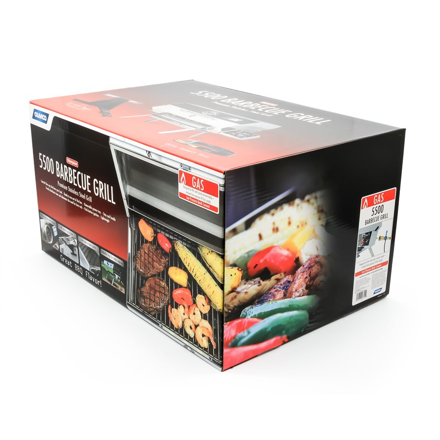 Camco Barbeque Grill, Stainless Steel - 57305