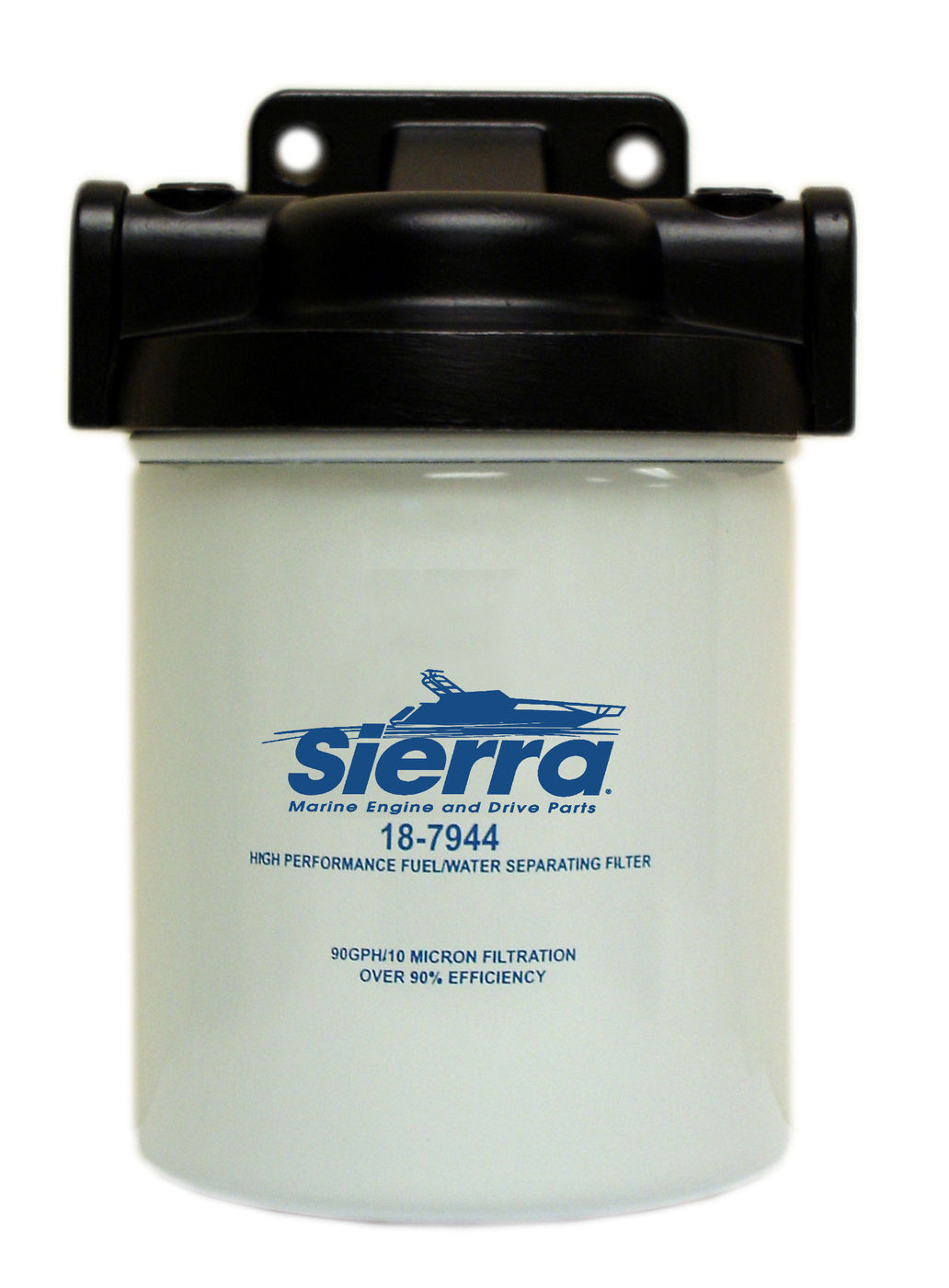 Sierra Marine Fuel Water Separator Filter, Marine Series, 10 Micron Element, 90 GPH - 18-7983-1