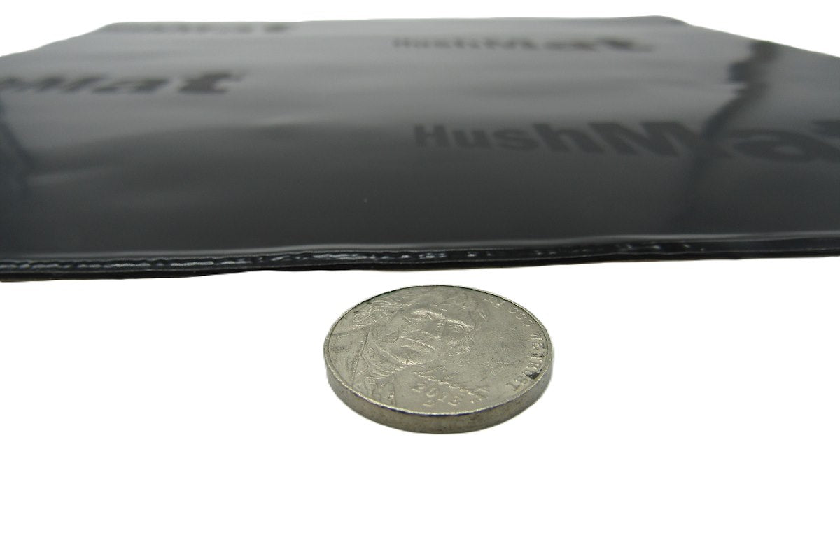 HushMat Sound Dampening Kit, Use To Reduce Heat And Noise, 1.5 Millimeter Thickness, Butyl With Aluminum Backing - 10300