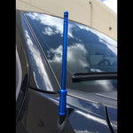 Recon Accessories Antenna Mast, 8 in Length, Black, Aluminum - 264ANTBK