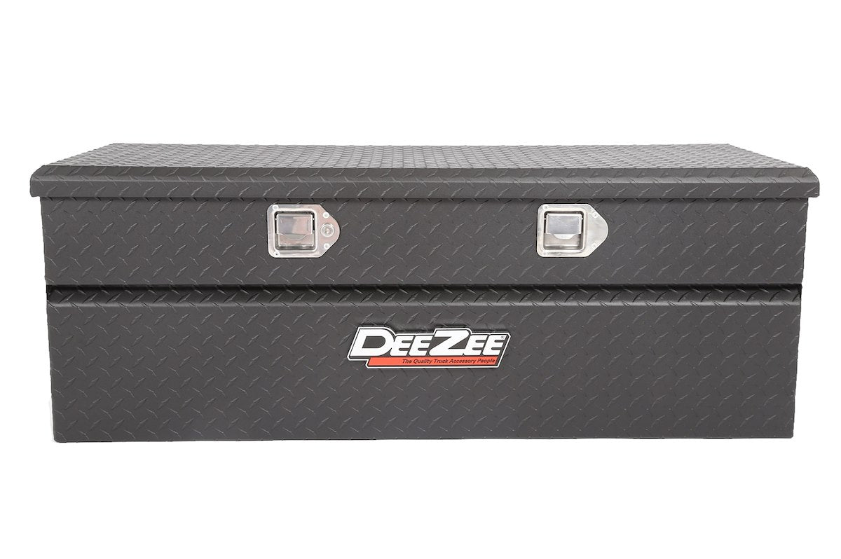 Dee Zee Tool Box, Red Label, Black Textured Powder Coated Aluminum, 46.5 in Length x 19 in Width x 16 in Height - DZ8546TB