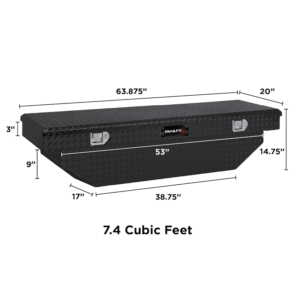 TrailFX Truck Toolboxes & Transfer Tanks 110632 product image 2