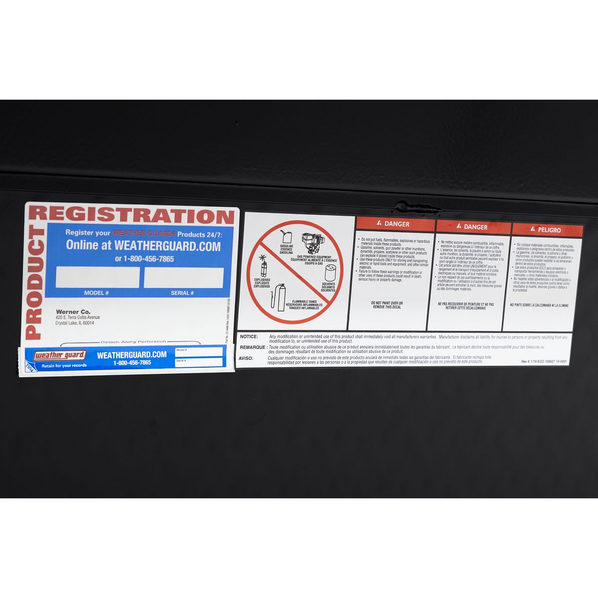 Weather Guard Truck Toolboxes & Side Boxes 174-5-04 product image 13