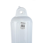 Attwood Marine Boat Fender, White, 5 in Diameter x 22 in Length - 9355D1