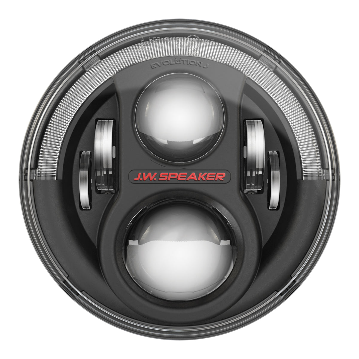 J.W. Speaker Headlight Assembly, 8700 Evolution J2, LED Bulb, LED Clear Bulb, Set Of 2 - 0554543