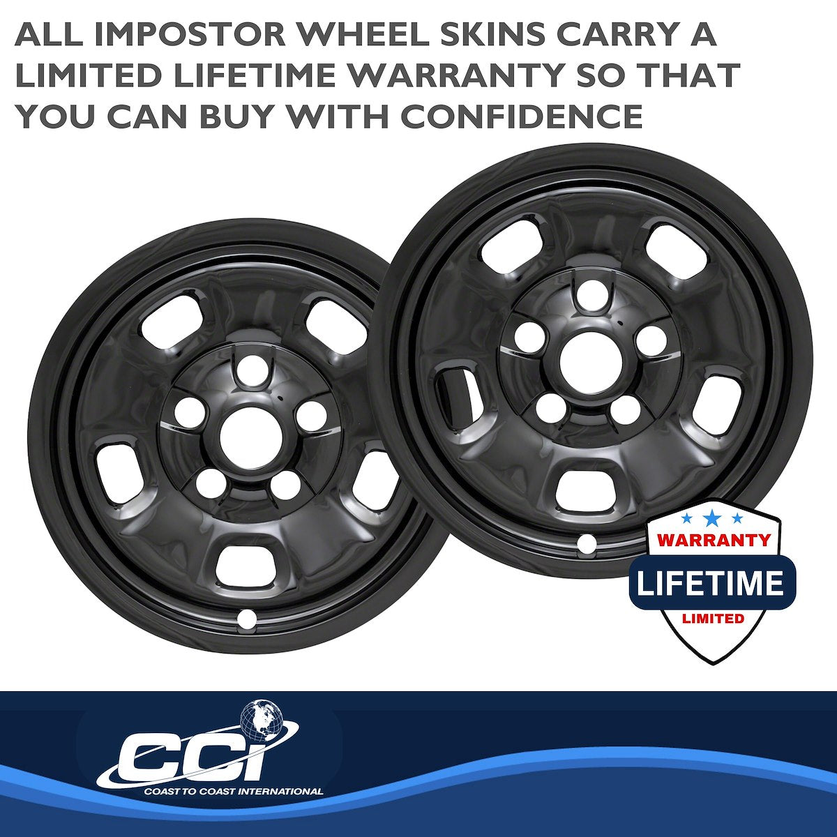 Coast2Coast Wheel Skins & Styled Wheel Covers IWCIMP88BLK product image 2