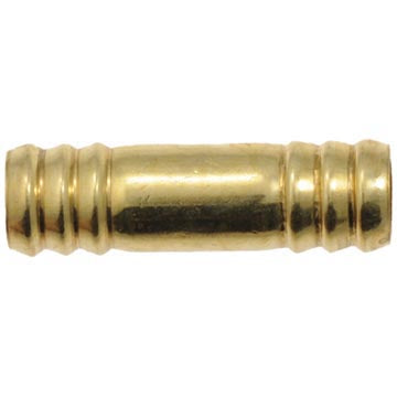 Dayco Products Inc Heater Hose Fitting, Use With 5/8 in Coolant Hose, 0.525 in Inside Diameter, Brass - 80422