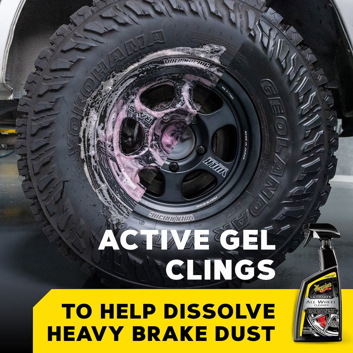 Meguiars Wheel Cleaner, 24 oz Spray Bottle - G180124