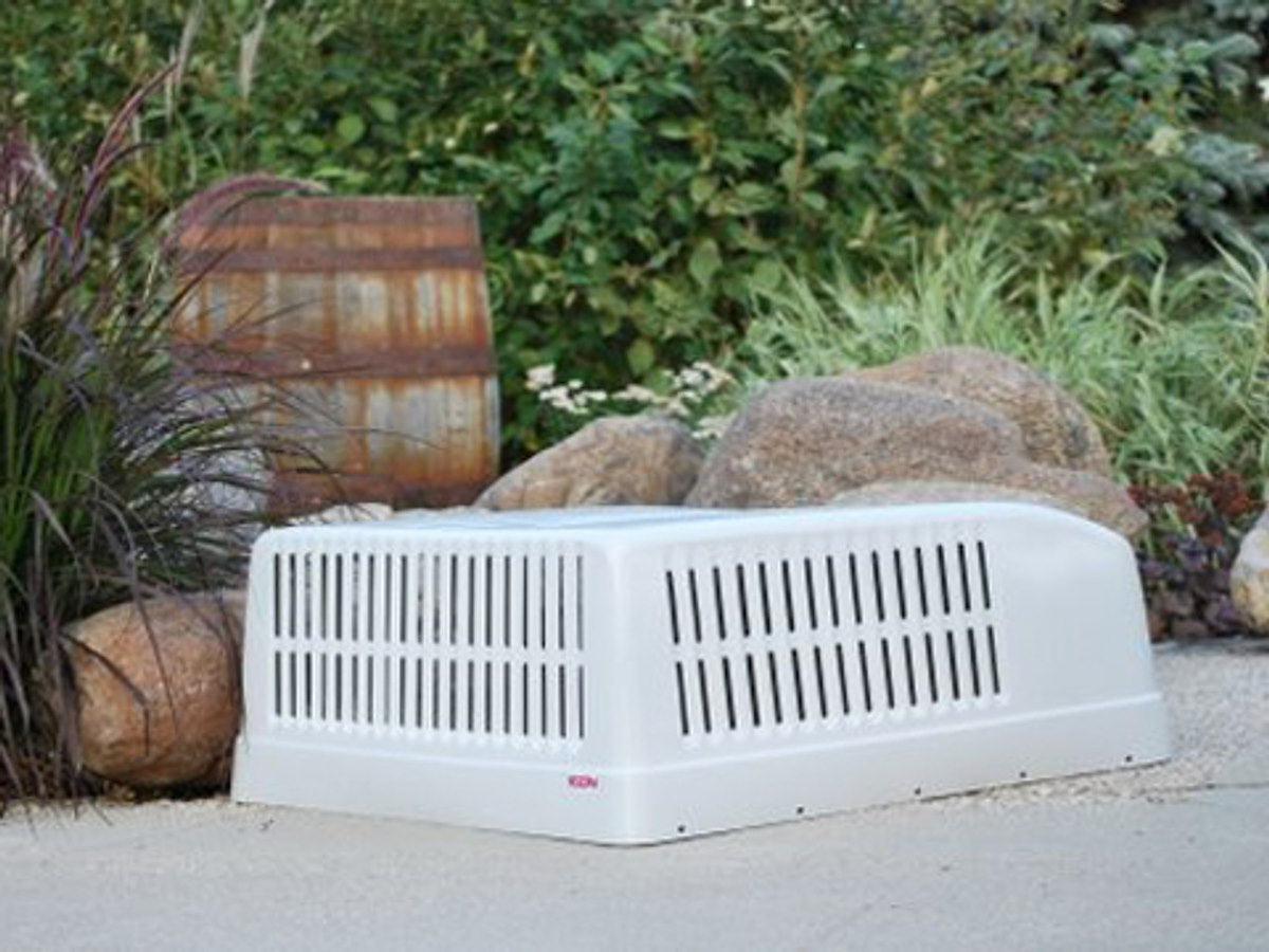 Icon Air Conditioner Shroud, 35-1/2 in Length x 29-1/2 in Width x 12-5/8 in Height, Polar White - 01545
