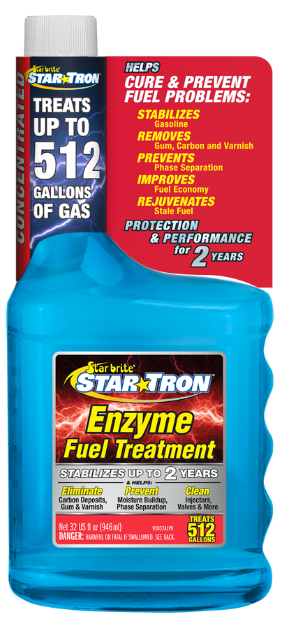 Star Brite Fuel Additive, Treats Up To 512 gal, 32 oz Bottle - 093032