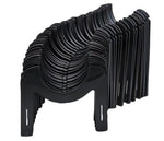 Valterra Sewer Hose Support, 20 ft Length, 4-1/2 in Sewer End Height x 7-1/4 in RV End Height, Black - S2000