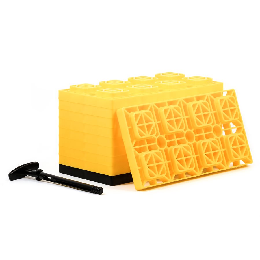 Camco Leveling Block, 4 x 2, Set Of 10 - 44515
