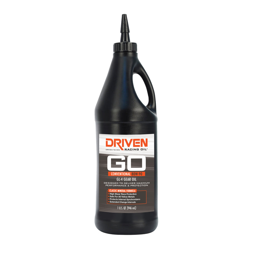 Driven Racing Oil Gear Oil, 80W-90, 1 qt Jug, GL-4 Gear Oil - 04530