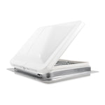 Camco Roof Vent, For 14 in x 14 in, White, Aluminum Base With Plastic Cover - 40480